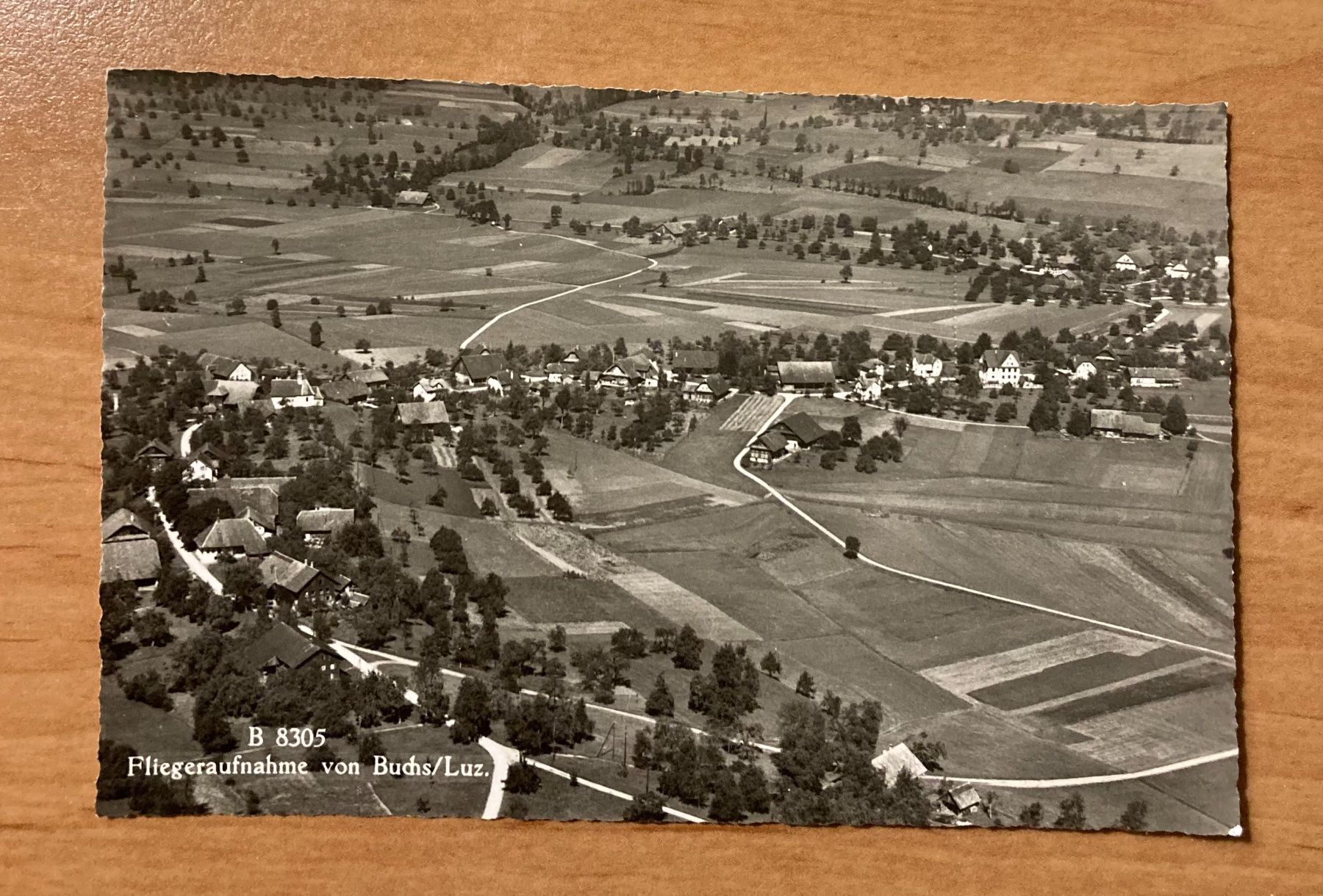 Cartoline postali: Buchs LU Fliegeraufnahme – Usato da Schüpfheim venduto da lenny25