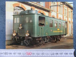 BAHN SCHWEIZ UeBB HEUTE SBB DAMPFTRIEBAGEN CZm1/2 31 Bj1902