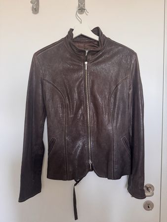 Damen Lederjacke Douglas braun echt Leder guter Zustand