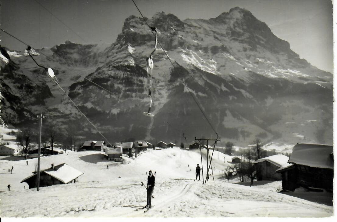 Cartoline postali: alter Uebungs Skilift Grindelwald – Usato da Hochdorf venduto da Ziegel-16