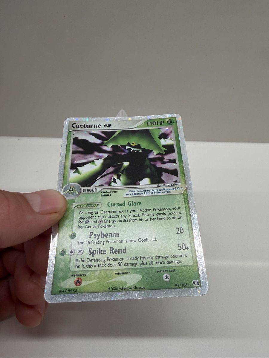 Pokémon Cartes à collectionner: Cacturne ex Ultra Rare EX Emerald 2005  – D'occasion à Arlesheim par WungaBunga 5