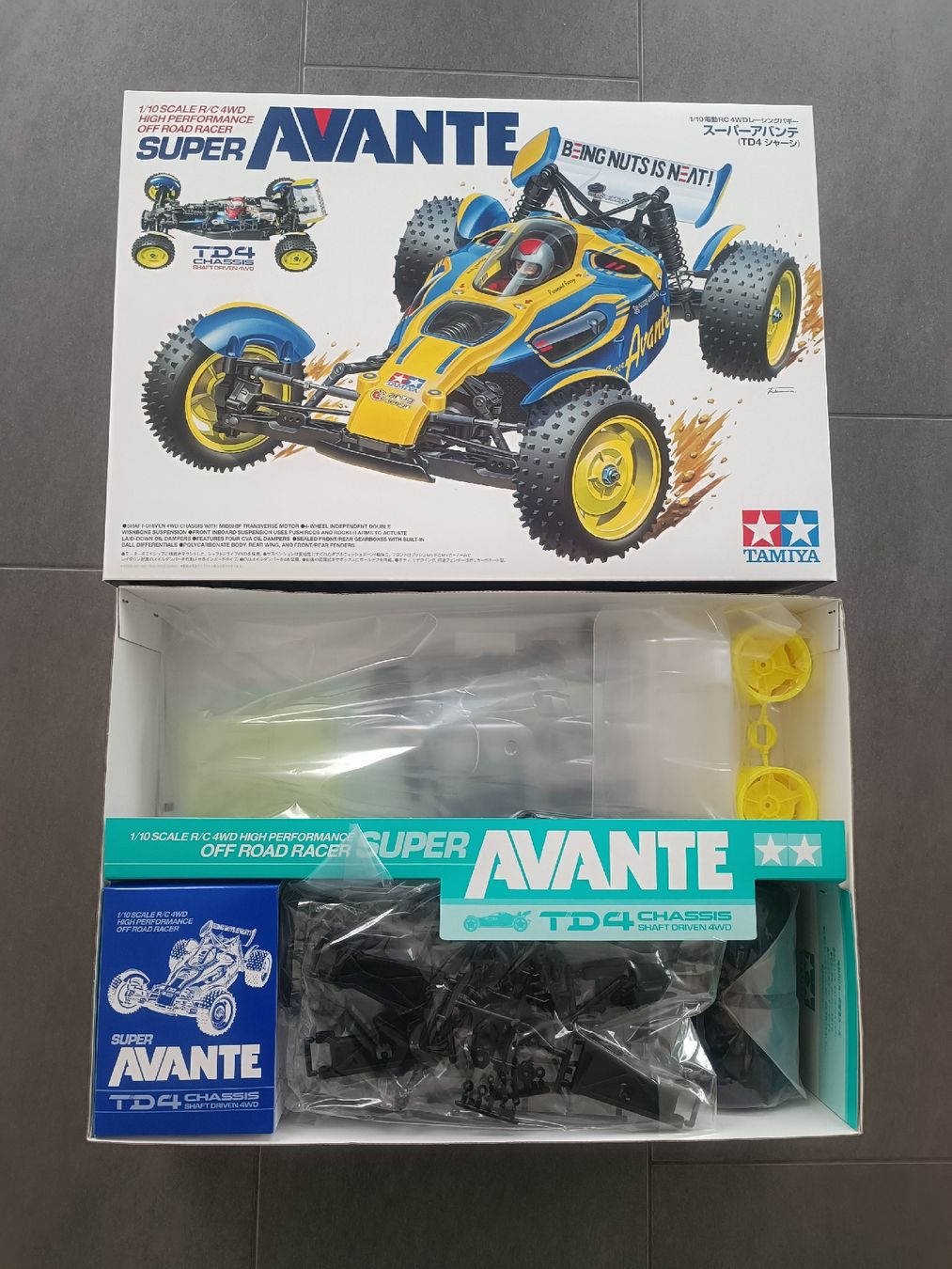 Tamiya Modellismo RC: Tamiya Super Avante TD4  – Nuovo e nell'imballaggio originale da Obfelden venduto da ATAG 1