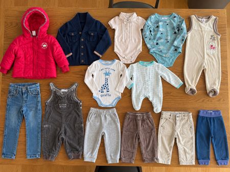 Baby Jungen Kleiderpaket Winter 3-6 Monate – 14 Teile 