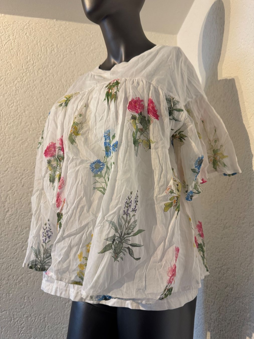 Camicette: Damen Sommerbluse mit Blumenmuster, Gr M – Usato da Frenkendorf venduto da Style365 1