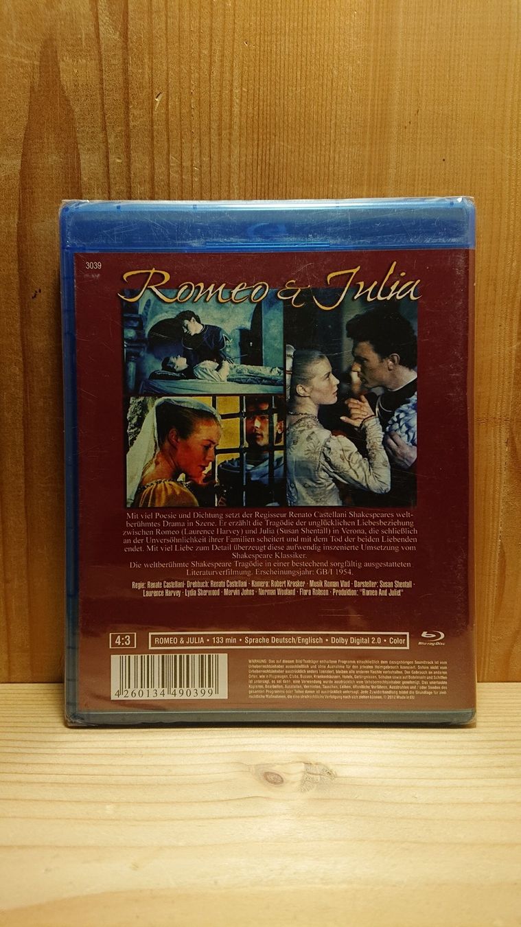 Alle DVDs: ROMEO & JULIA Blu-Ray – Neu und originalverpackt aus Wilderswil von Exebub 1