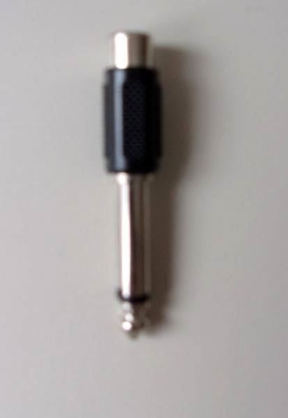 Unità & Adattatore: Adapter Cinch / Klinke 6,3 mm mono – Nuovo (secondo la descrizione) da Basel venduto da SchoenesWetter
