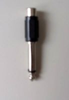 Adapter Cinch / Klinke 6,3 mm mono