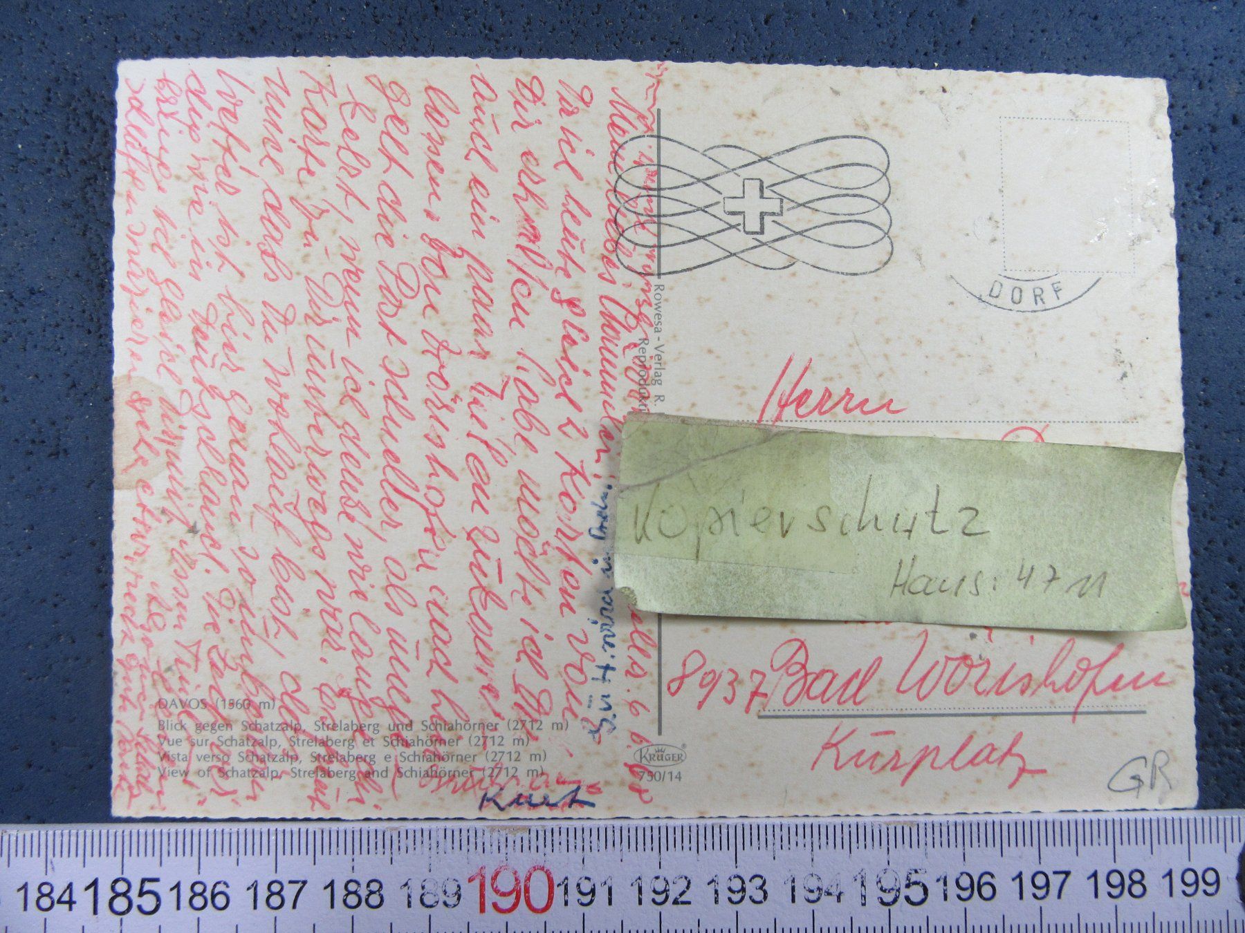 Cartoline postali: DAVOS GR AK SEILBAHN – Usato da Ettingen venduto da Hausi4711 1
