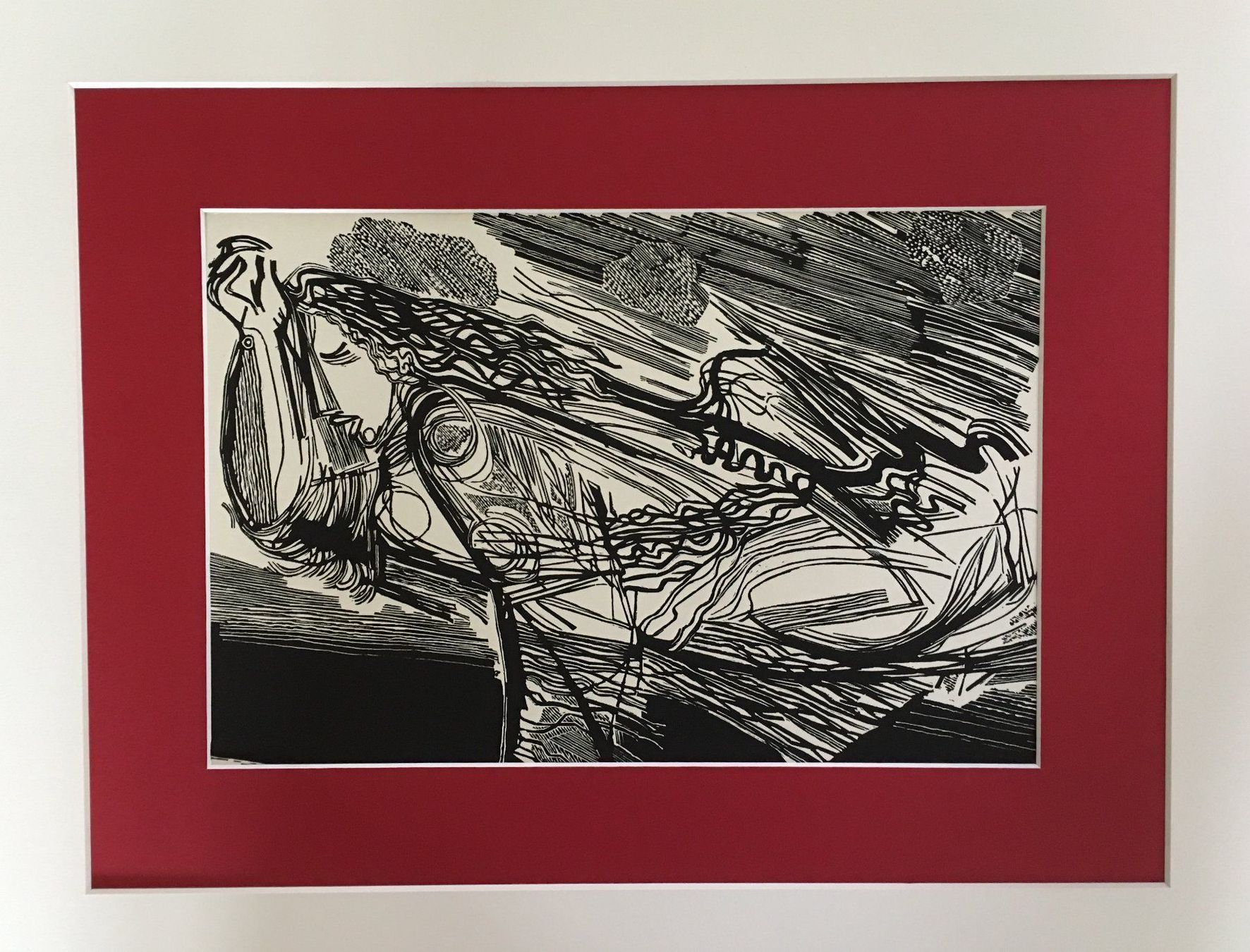 Xilografie: Hans Orlowski   "Orpheus und Eurydice" – Usato da Nennigkofen venduto da juhit 1