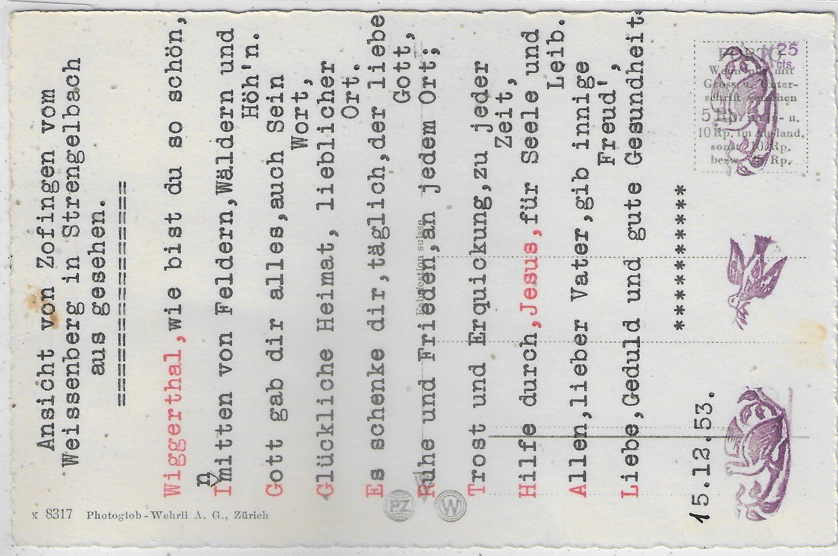Cartes postales: Zofingen - Generalansicht – D'occasion à Ettingen par Kartenplanet 1