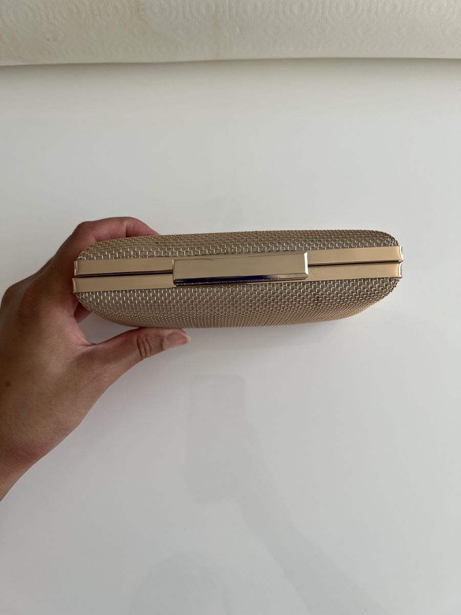 Taschen für Damen: Parfois Goldene Clutch klein – Gebraucht aus Rothrist von FL_17 1