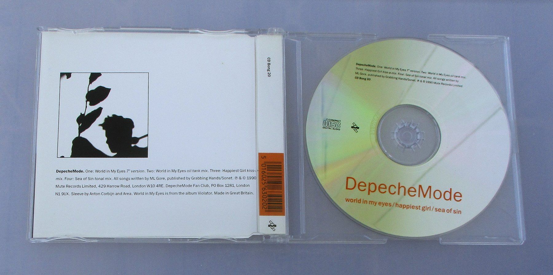 CD: DEPECHE MODE - World In My Eyes – Usato da Wattwil venduto da Muriel11 1