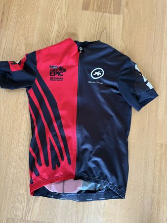 Fahrradtrikot Assos Cape Epic Herren Grösse L schwarz rot