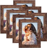 7er Set Bilderrahmen 13x18 CM Braun