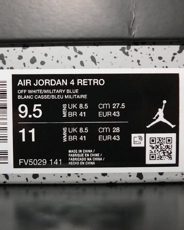 Jordan Scarpe da uomo: Jordan 4 Military Blue – Nuovo e nell'imballaggio originale da Cademario venduto da Clemverkauft 4