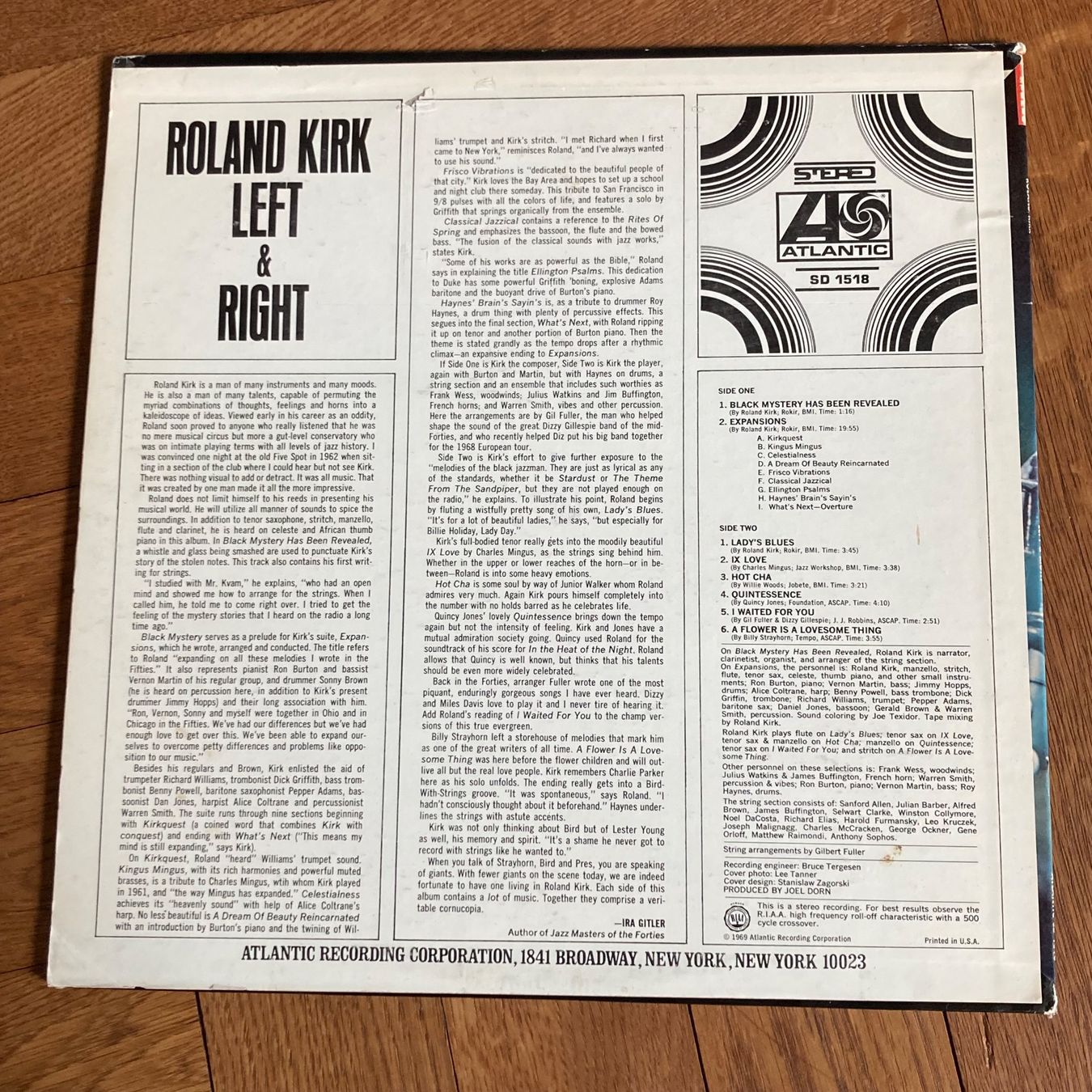 Dischi in vinile: Roland Kirk - Left & Right, LP – Usato da Bern venduto da Ntsamina 1
