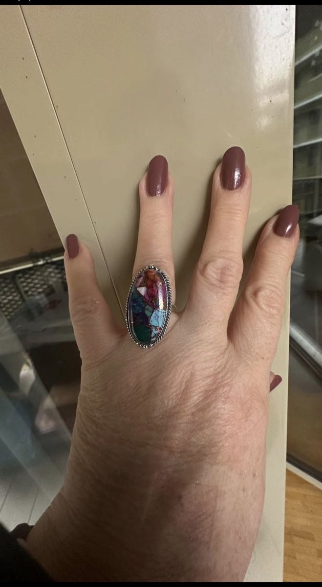 Anelli: Rosa Kupfer Türkis Silber 925 Ring – Nuovo e nell'imballaggio originale da Kriens venduto da Hortensie6 1