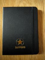 Notizbuch Sapporo Bier aus Japan, ähnl. Moleskine Notizheft