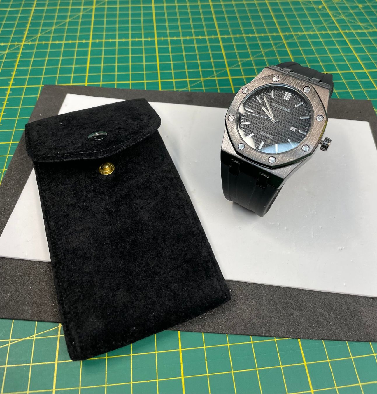 Uhren: PIN TIME Watch Quartz Schwarz – Gebraucht aus Obergösgen von File75 4