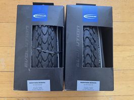 2x schwalbe marathon mondial 26" x 2.00 fahrradreifen
