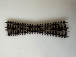 Arnold-N 1854 Kreuzungsweiche 15° ohne elektrischen Antrieb