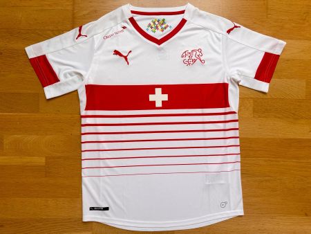 SCHWEIZ Fussball Nati Trikot Puma S 176 2016 / 2017 Auswärts