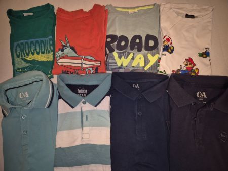 Kleiderpaket, T-Shirts, Polos, Gr. 140