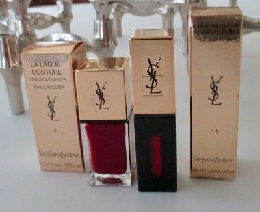 YSL Set Nagellack und Lipgloss  ROT Vernis A Ongles / Lèvres