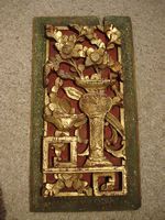 ANTIKES HOLZRELIEF AUS CHINA