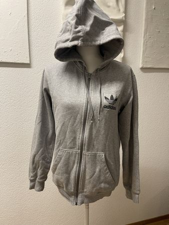 Adidas Kapuzenjacke Grau Gr.S 