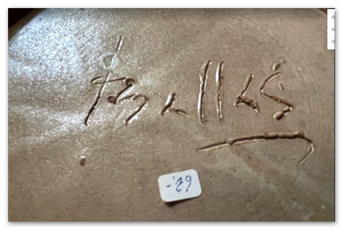 Servierplatten: Schale oval in Blattform aus Keramik – Neu (gemäss Beschreibung) aus Lutzenberg von Pinschi01 2