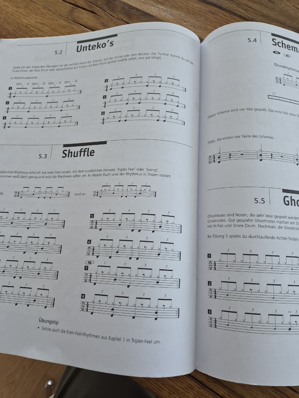 Strumenti musicali: Real Time Drums A.Oosterhout mit CD  – Usato da Zofingen venduto da Tinpan 2