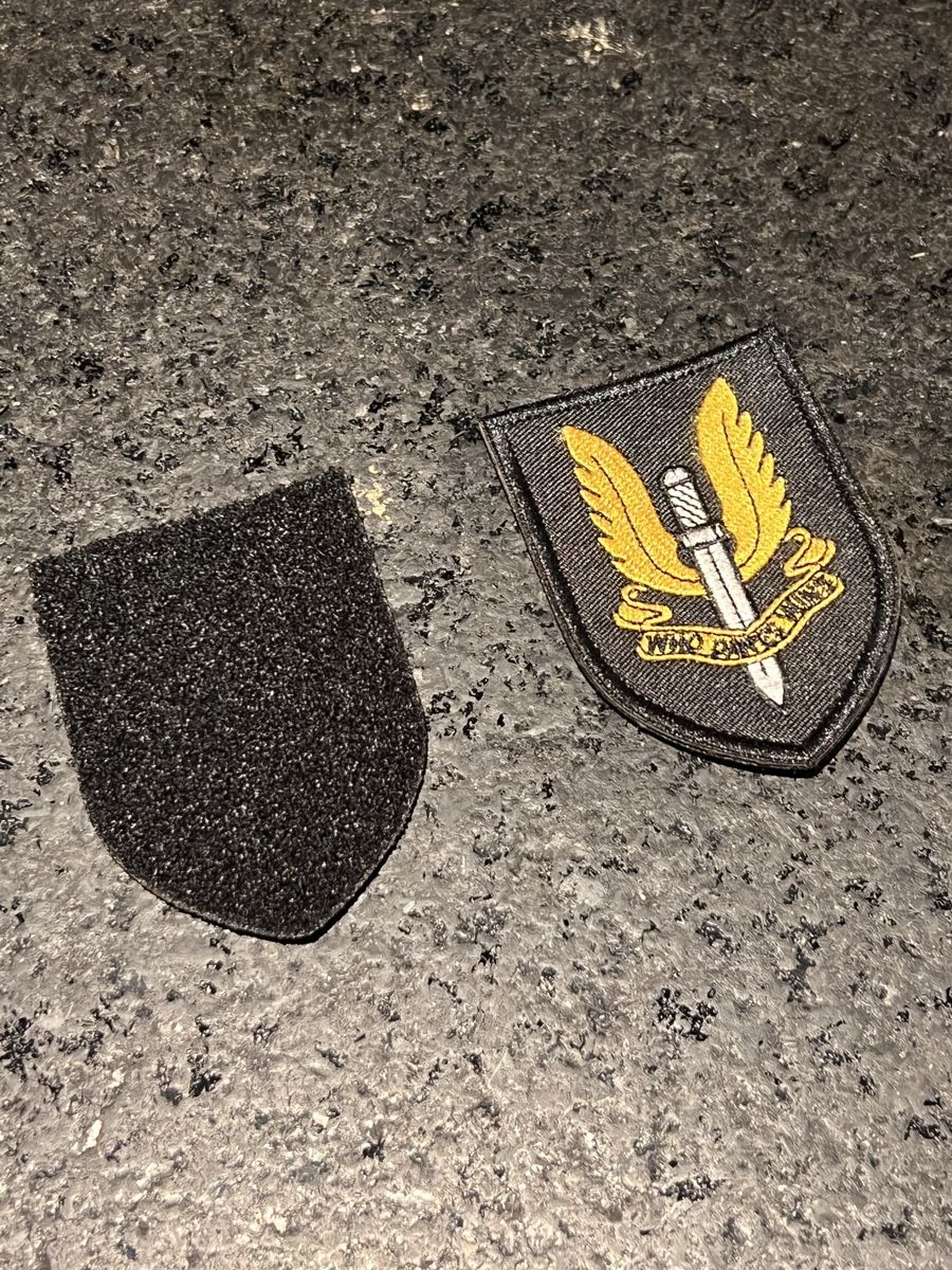 Plaketten & Abzeichen: SAS Badge „Who Dares Wins“ Patch – Abzeichen Klett – Neu (gemäss Beschreibung) aus Orpund von joe_hazard 1