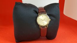 Elegante Damenuhr mit Lederarmband -