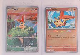 Pokemon Victini 208 SVP Promo BLK Pokeball Holo Karten WOW!