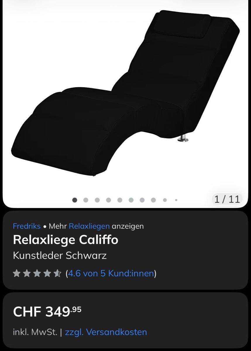 Sedie a sdraio: Relaxliege – Usato da Uetendorf venduto da MiaManuela84