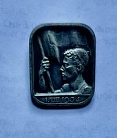1.VIII.1934 Plakette Huguenin Locle (Metall)