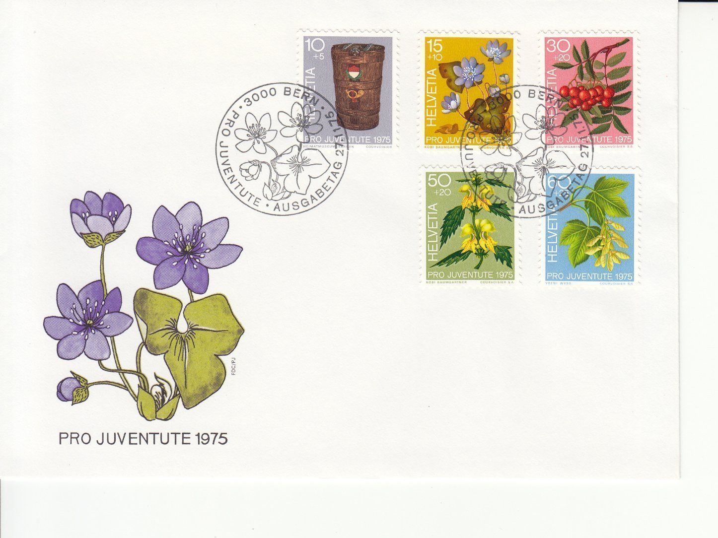 Tutti i francobolli: Pro Juventute 1972 - 1975 FDC – Usato da Bürglen TG venduto da StampGraf 3