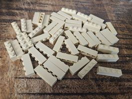 lego 3010 lot de 50 pièces Tan Brick 1 x 4