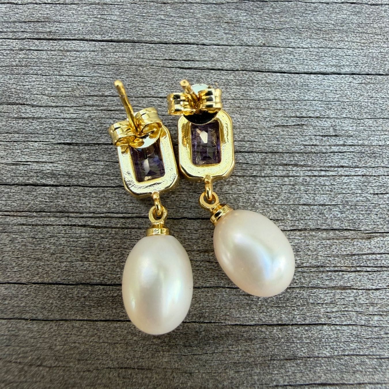 Orecchini pendenti & Orecchini a lobo: Schönste SÜSSWASSER PERLEN- Ohrringe Purple – Nuovo e nell'imballaggio originale da Rombach venduto da Ivreajewels 3