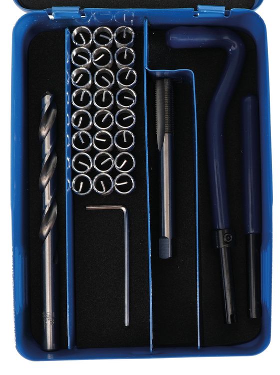 Stahlwille 905/25 Gewinde-Ausdrehsatz – 25-teilig Für Gewinde M5 Bis M16 (3/16" Bis 5/8"), In Grüner Kunststoffbox