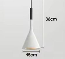 Lampe suspendue moderne style Nordique  en métal