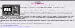 Autek Research RF-1 HF-Analyst