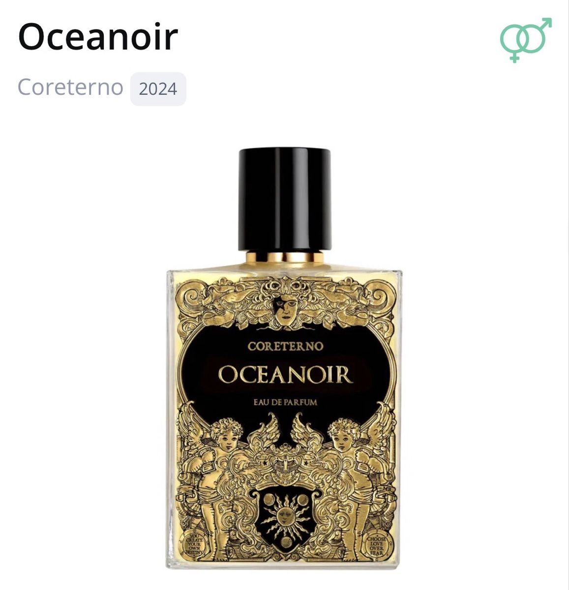 Parfum & Eau de Toilette: Coreterno Oceanoir Duftprobe 2ml – Neu (gemäss Beschreibung) aus Meierskappel von Philium