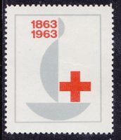 1963  Vignette 100 Jahre Rotes  Kreuz  ** Postfrisch