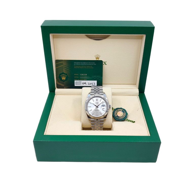 Rolex DateJust 41 Silver Dial (Full Set 09.2023) 8