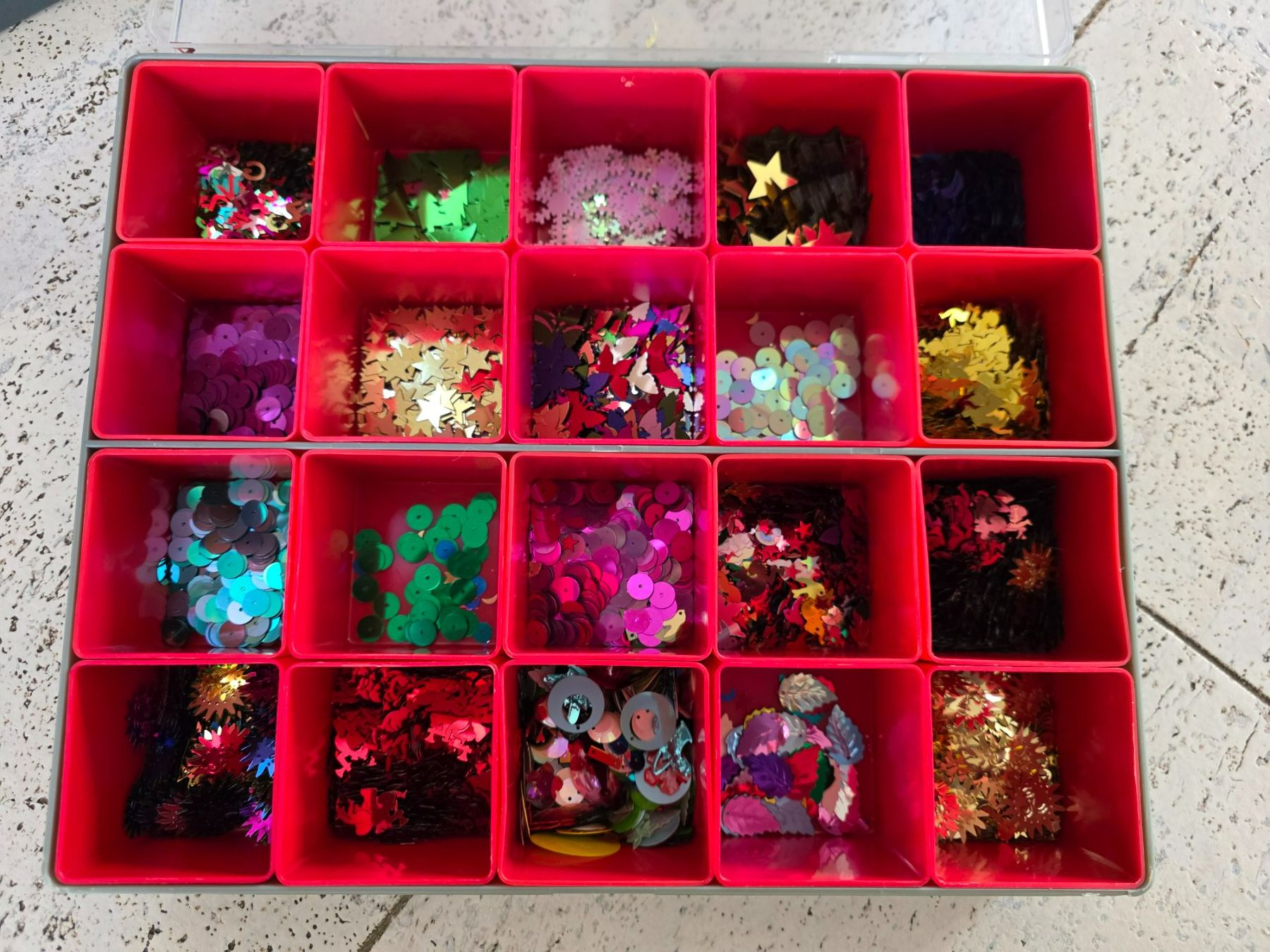Kit bricolage: Pailletten & Glitzerstreu – Usato da Bünzen venduto da Floh99 1