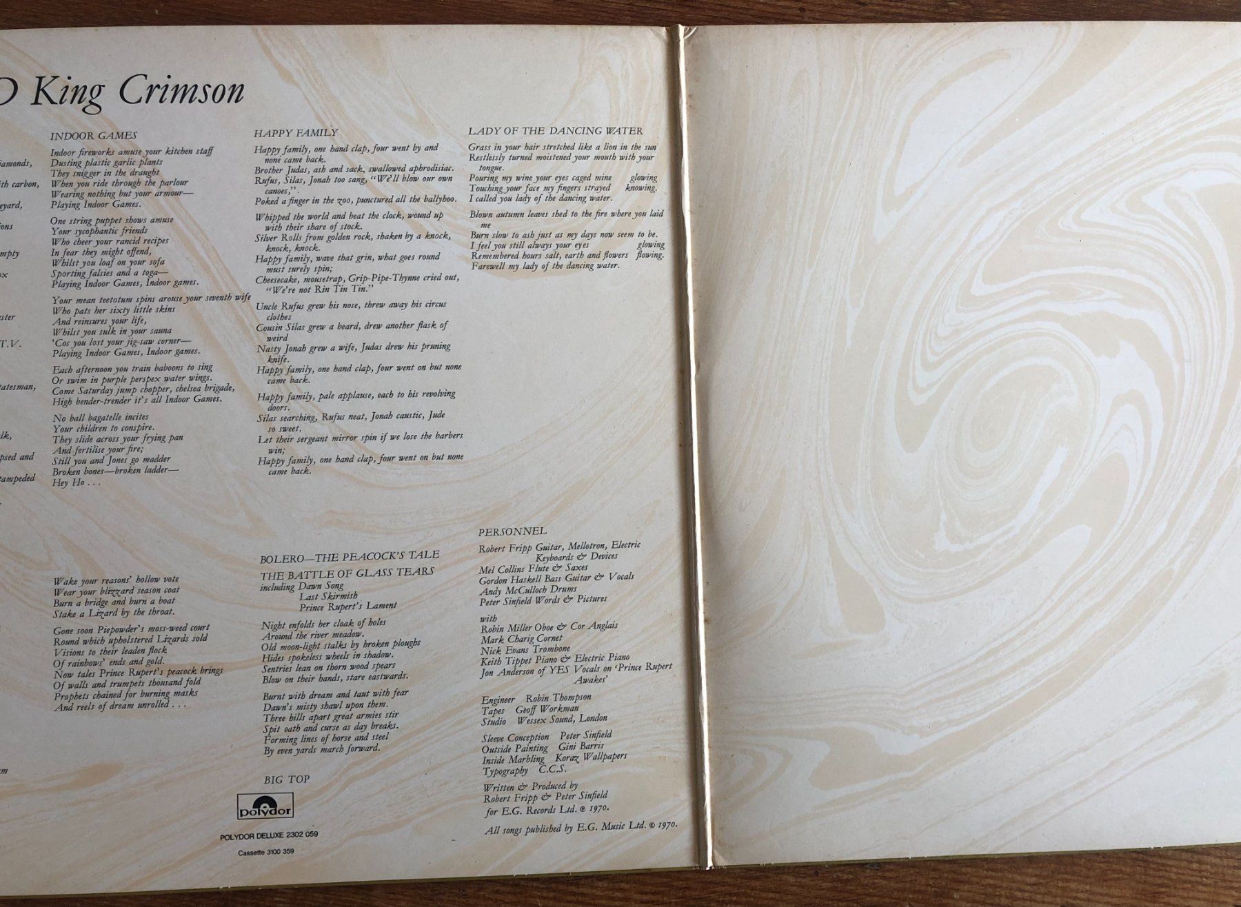 Vinyles: King Crimson – Lizard LP, Prog-Rock – D'occasion à Luzern par Schlafenicht00 2