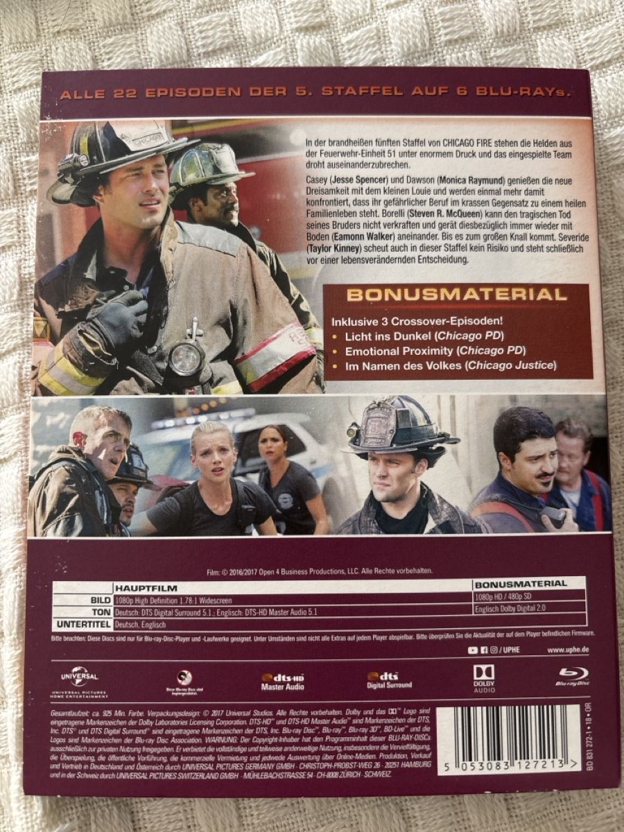 Tous les DVDs: Chicago fire staffel 1-5 bluray – D'occasion à Oberentfelden par Rabaelikus 5