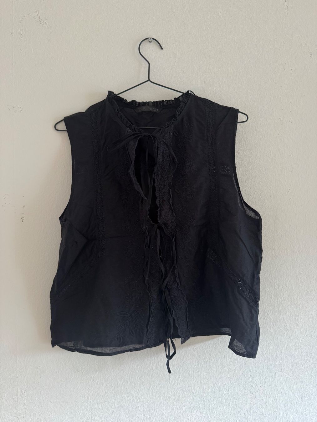 Zara Camicette: Transparent Spitze Bluse, Zara, Gr. M – Usato da Zürich venduto da Joa_27d6